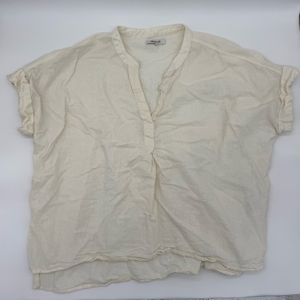 Madewell Cream Blouse